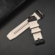 Pasek Silikonowy QuickFit do Garmin Fenix 22mm, Beżowy