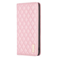 Etui z klapką do Samsung Galaxy S25 Ultra, Wallet, BINFEN COLOR, różowe