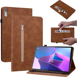 Etui do Lenovo Tab P11 Gen 2 TB350FU TB350XU 11.5", Wallet Pen Slot, brązowe