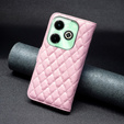 Etui z klapką do Infinix Hot 40i, Wallet, BINFEN COLOR, różowe