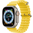 Pasek Silikonowy do Apple Watch 1/2/3/4/5/6/7/8/9/10/11/SE 38/40/41/42mm, Żółty