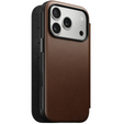 Etui Nomad do iPhone 17 Pro Max, Modern Leather Folio, brązowe