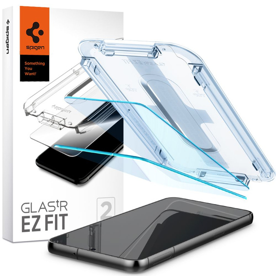 SPIGEN Szkło Hartowane do Samsung Galaxy S23, Glas.TR EZ Fit (2 sztuki)