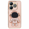 Etui do Infinix Hot 40i, Astronaut, różowe