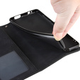 Etui z klapką do Samsung Galaxy A17 5G, Card Slot, czarne