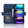 Etui z klapką do Infinix Hot 50i 4G, Card Slot, granatowe