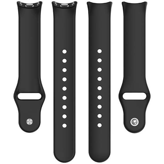 Pasek Silikonowy do Xiaomi Smart Band 10 / 9 / 8, Czarny