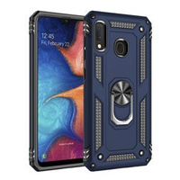 Etui pancerne do Samsung Galaxy A20E, Nox Case Ring, niebieskie