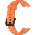 Pasek Silikonowy do Huawei Band 8 / Huawei Band 9 / Huawei Band 10, Pomarańczowy