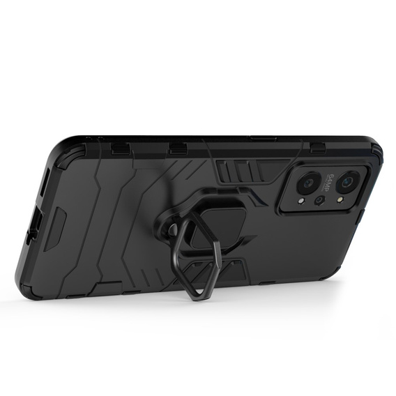 Etui do Realme GT 2 / Realme GT Neo 2, Kickstand Ring, czarne