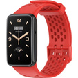 Pasek Silikonowy do Xiaomi Mi Band 7 Pro, Czerwony