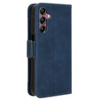Etui z klapką do Samsung Galaxy A15 4G / 5G, Card Slot, granatowe