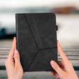 Etui do Samsung Galaxy Tab A9+, Classic, z miejscem na rysik, czarne