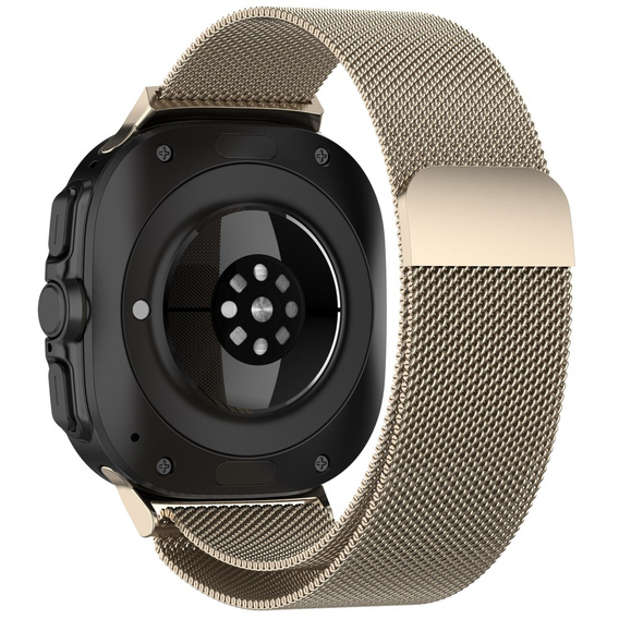 Pasek Bransoleta Milanese do Samsung Galaxy Watch Ultra 47mm (2025 / 2024), Beżowa