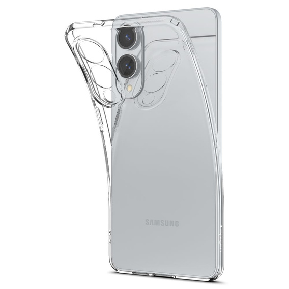 Etui Spigen do Samsung Galaxy S25 Edge, Liquid Crystal, przezroczyste + Szkło hartowane