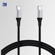 Allity AUC-01 – Kabel USB-C 100W 2m - czarny