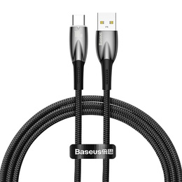 Baseus Glimmer – kabel USB‑A do USB‑C 100 W 2 m - czarny