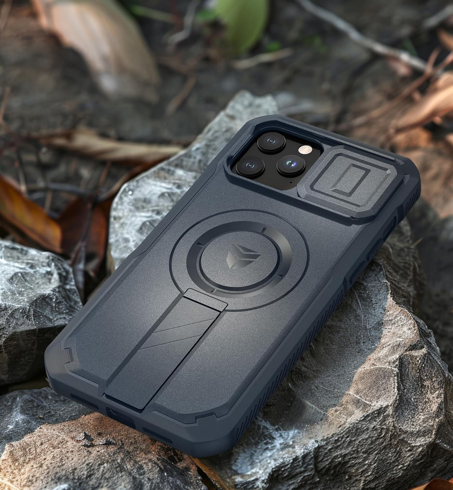 Etui Dexnor niebieskie do iPhone 12 Pro Max – odporne narożniki i ramka ochronna