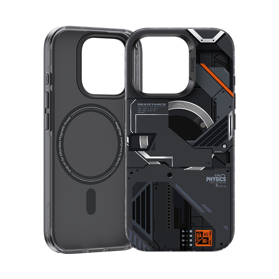 Etui BENKS Magnetic Mecha do iPhone 16 Pro Max, czarne