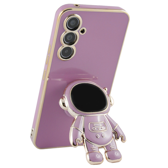 Etui do Samsung Galaxy A54 5G, Astronaut, fioletowe