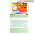 Etui z klawiaturą do iPad 10.2" 2021/2020/2019 (9/8/7 gen.), Keyboard Cover Pen Slot, zielone
