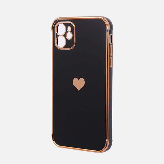 Etui do Apple iPhone 11, Electro heart, czarne