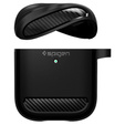 Etui na słuchawki Airpods 1/2, SPIGEN, Rugged Armor, Matte Black