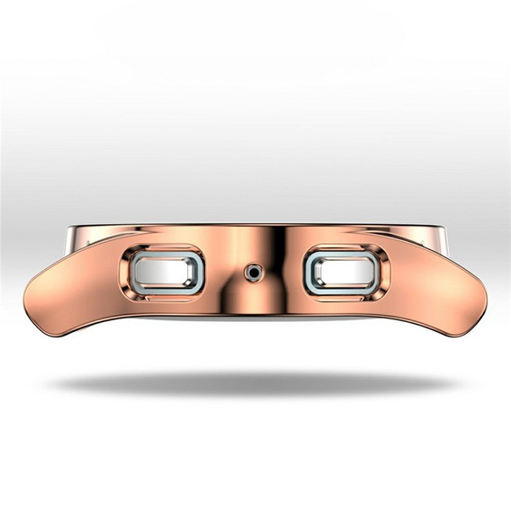 Etui z Osłoną na ekran do Samsung Galaxy Watch 5 44mm, Różowe złoto