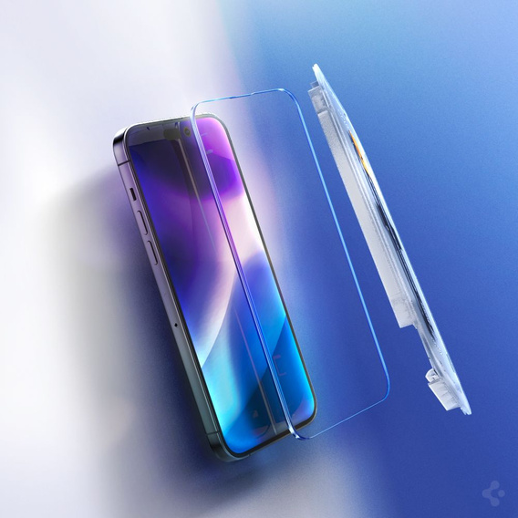 SPIGEN Szkło Hartowane do iPhone 14 Pro Max, Glas.TR EZ Fit