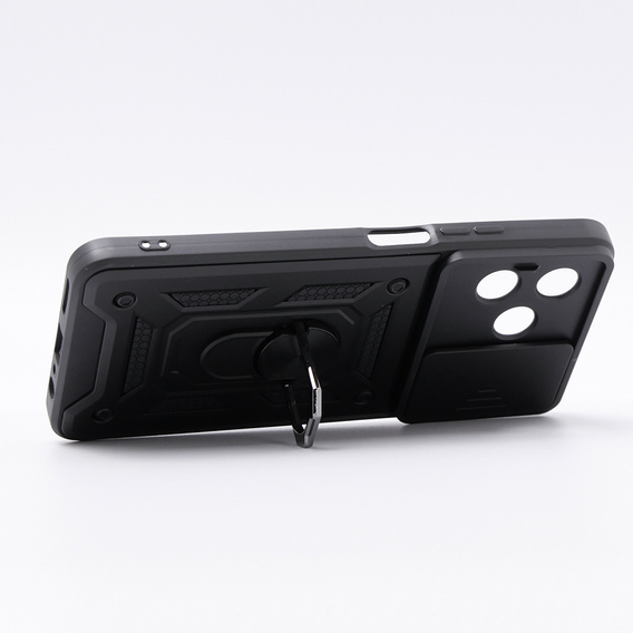 Etui pancerne do Realme C51, CamShield Slide, czarne
