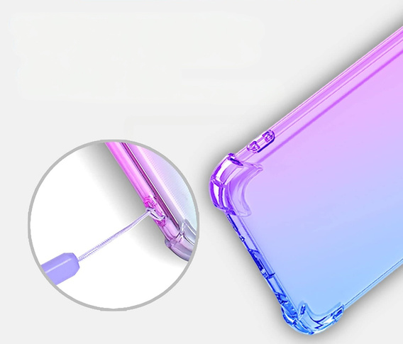 Etui Gradient Dropproof do Xiaomi Redmi 14C / Xiaomi Poco C75, Fioletowe / niebieskie