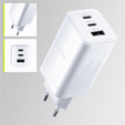 Allity ATC-01 65W GaN PD/QC – Kompaktowa ładowarka sieciowa z 3 portami - biała