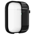Etui na słuchawki Airpods 1/2, SPIGEN, Rugged Armor, Matte Black