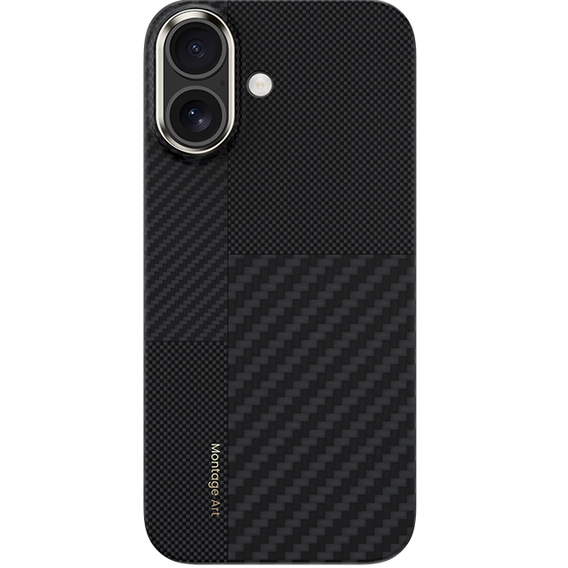 Etui Benks Montage Magnetic Armor Air Kevlar (600D/1500D) z metalową ramką MB67 do iPhone 17 – czarny