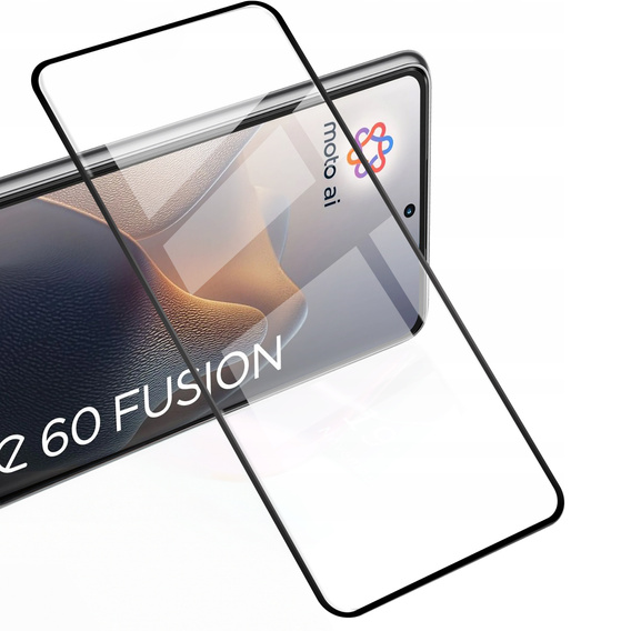 2x Szkło Hartowane do Motorola Edge 60 Fusion, ERBORD 3D pełne, szybka na cały ekran
