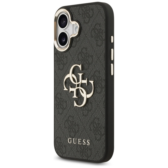 Etui GUESS do iPhone 17, 4G Big Metal Logo, czarne