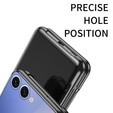 Etui do Samsung Galaxy Z Flip7, z błyszczącym wykończeniem - czarne