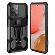 Etui Hybrid KickStand do Samsung Galaxy A72 5G / A72 LTE, Black/Grey