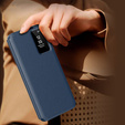 Etui do Samsung Galaxy A56 5G – Smart View z kieszenią na kartę, niebieskie