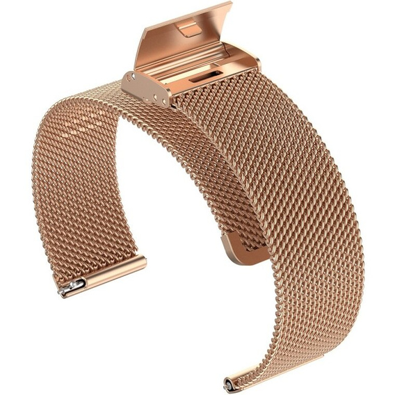 Uniwersalna Bransoleta Milanese 18mm, Różowa rose gold