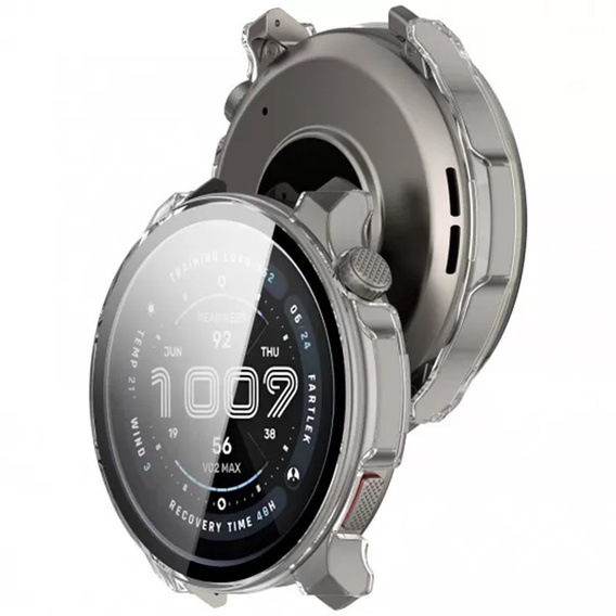OUTLET 2w1 Etui + Szkło Hartowane do Amazfit Balance 2, Przezroczyste