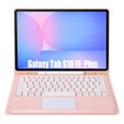 Etui z klawiaturą Bluetooth i touchpadem do Samsung Galaxy Tab S10 FE+ Plus X620/X626B – różowe