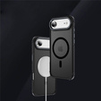 Etui pancerne do iPhone Air, Matt Case, do MagSafe, matowe z czarną ramką