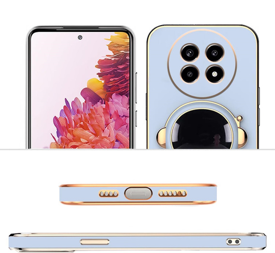 Etui do Honor Magic 7 Lite, Astronaut, niebieskie