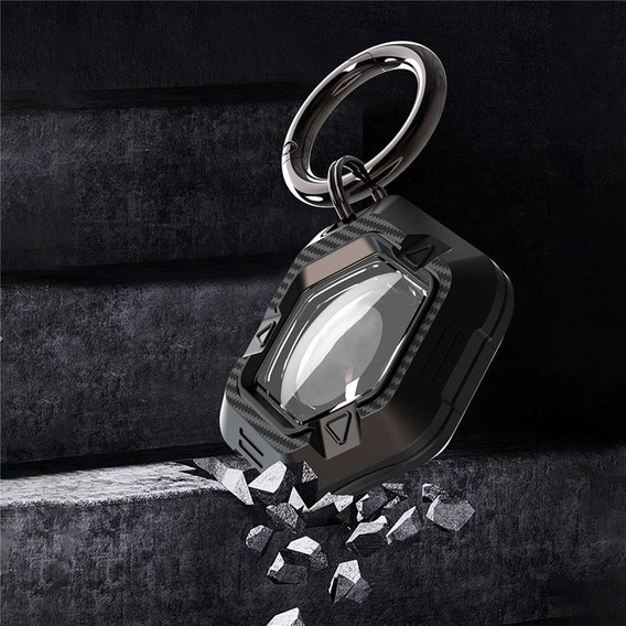 Etui Carbon do Apple AirTag 2 / 1, Czarne