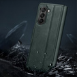 Etui z klapką do Samsung Galaxy Z Fold5 5G, Wallet, zielone