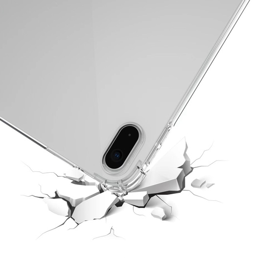 Etui z ochroną narożników do iPad 11" 2025 A16 (11 gen.) / iPad 10.9" 2022 (10 gen.) - Przezroczyste