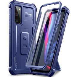 Etui pancerne do Samsung Galaxy S20 FE, Dexnor Full Body, niebieskie