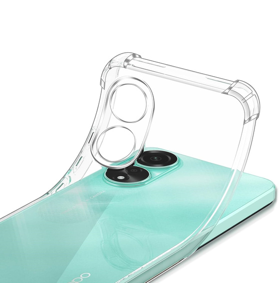 Etui do Oppo A78 4G, Dropproof, Przezroczyste