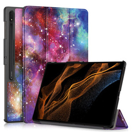 Etui do Samsung Galaxy Tab S9 Ultra z miejscem na rysik, Wielokolorowe, Galaktyka